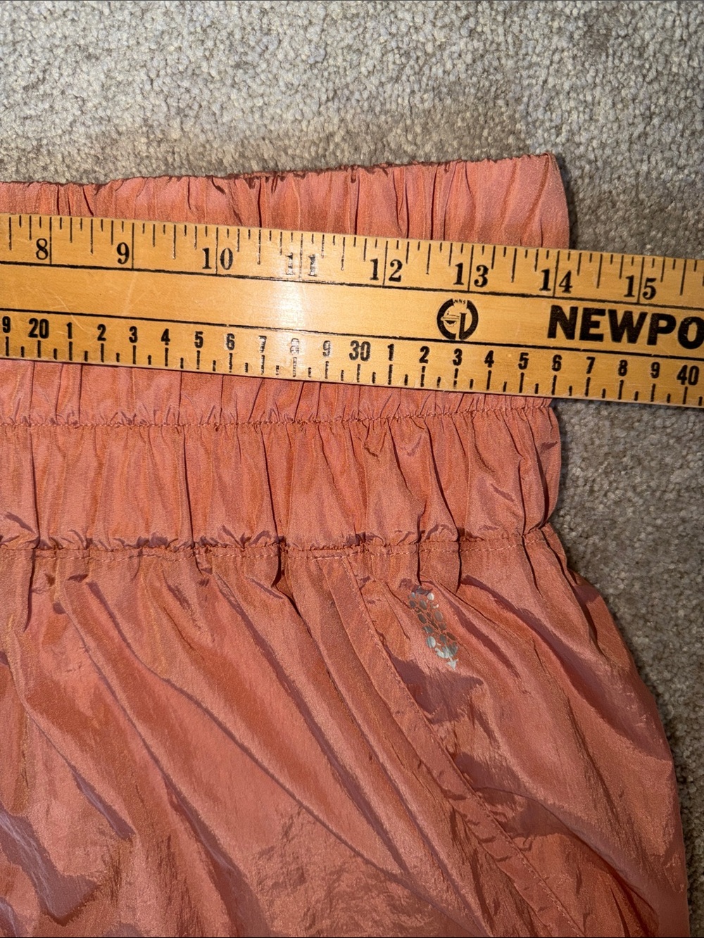 Free People The Way Home High-Waist Terra Cotta Shorts size Large - Picture 6 of 6